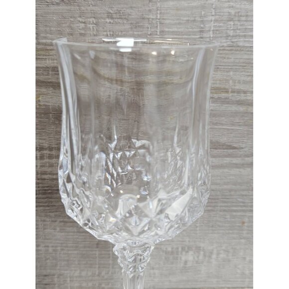 Four Vintage Cristal d'Arques-Durnad Longchamp Crystal Wine Glasses - Picture 3 of 6